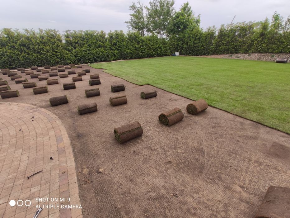 Usługi ogrodnicze, usługi minikoparką