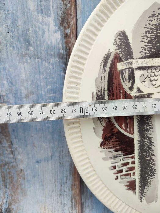 Ceramiczna Patera lata 60/70 sygnowana - vintage - design