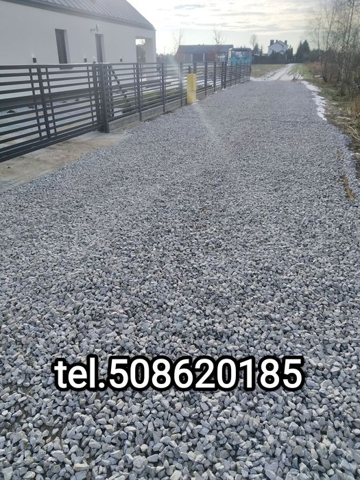 Kruszywa Drogowe Grys Tłuczeń Kliniec Piach Budowlany Żwir Płukany Żużel Lesz Szlaka Gruz Kruszony Destrukt Ziemia Ogrodowa  Torf Transport Wywrotki