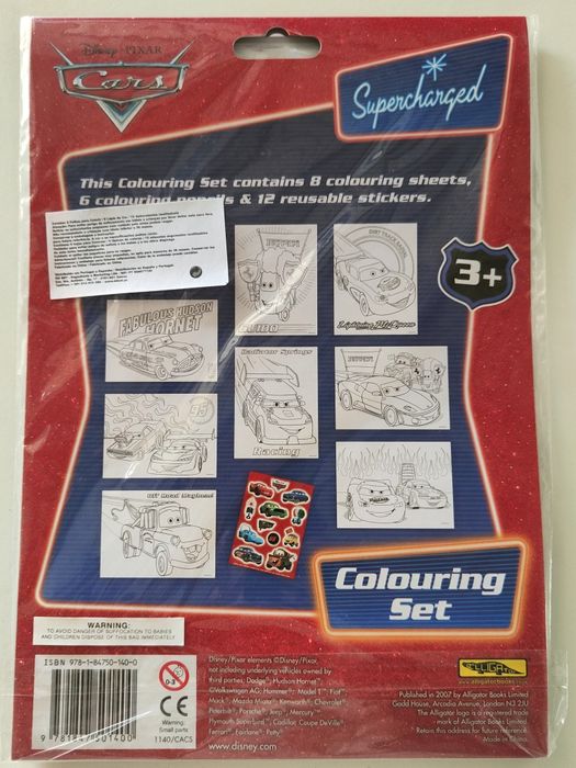 Conjuntos de atividades Disney Cars (Todos 30 euros)