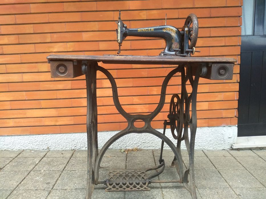 Rara máquina de costura singer