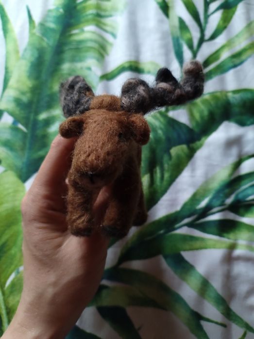 Maskotka zabawka figurka renifer jeleń