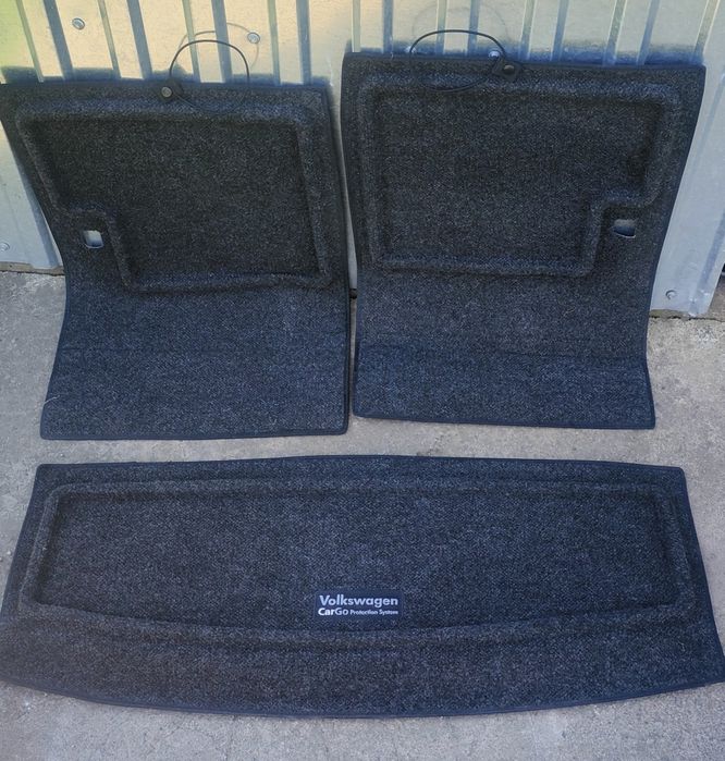 Ковер багажника VW Tiguan+ фирменные фиксаторы CarGo
