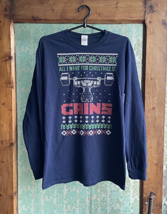 Чоловічий лонгслив All I Want for Christmas is Gains