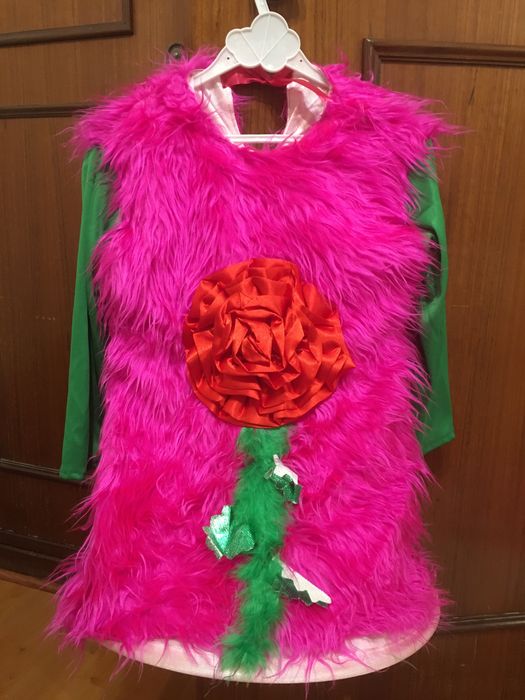 Fato de Carnaval a Flor
