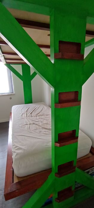 Cama beliche madeira maciça