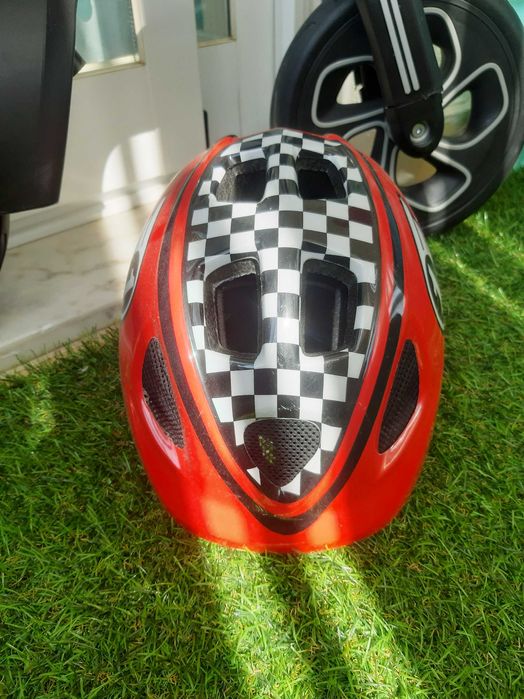 Bicicleta Qplay Tech Balance e Capacete Polisport