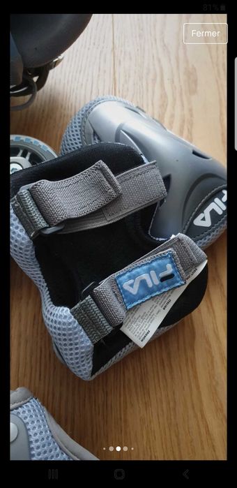 Patins em linha usados 1 única vez434144898461224966