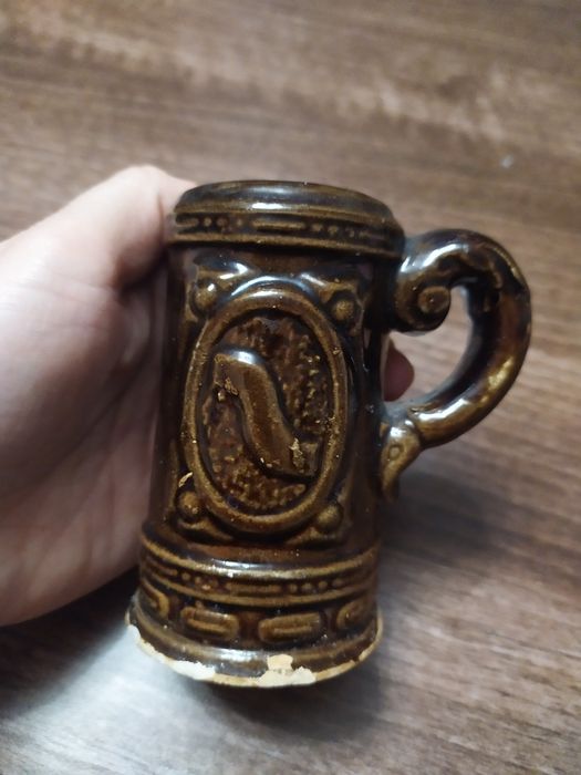 Mini gliniany kufel