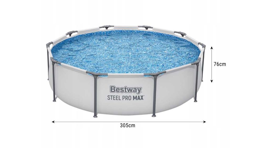 Basen ogrodowy BESTWAY Steel Pro Max 305x76 cm