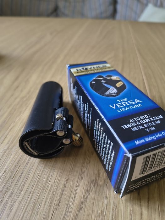 Ligatura Rovner Versa V-1M - saksofon altowy, ustnik metalowy Beechler