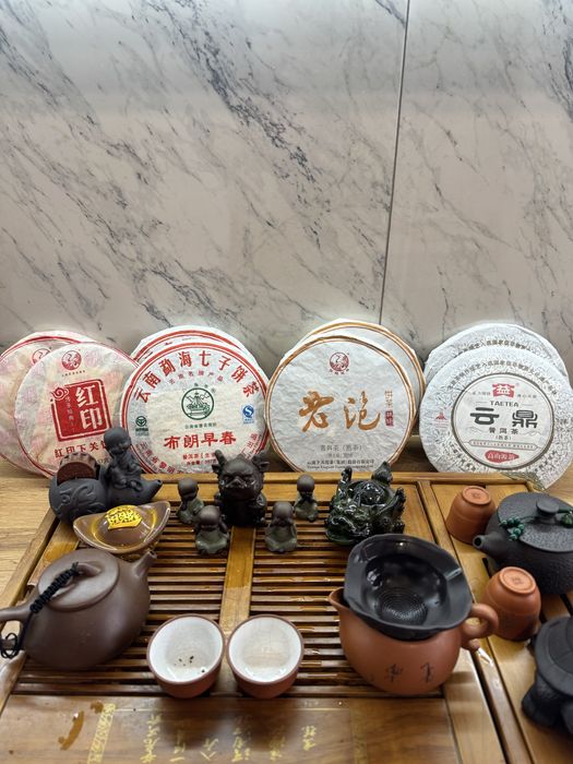 Китайський чай пуэр шу, пуэр шен, да хун пао, ти гуань инь