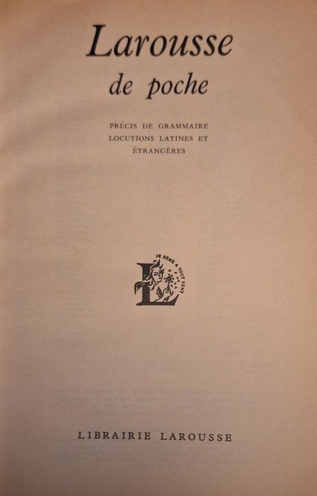 Larousse de poche 1972