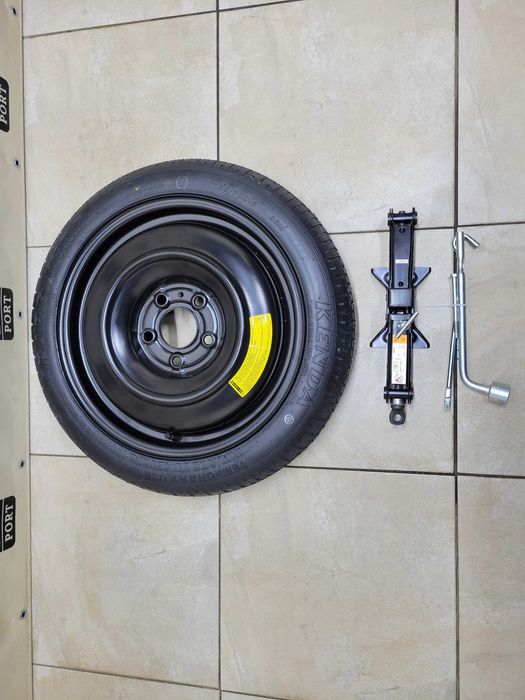 Комплект докатка запаска запасне колесо домкрат ключ T125 / 70 / D16 Mazda 3 BP 2019 2020 2021 2022 2023 2024 2025