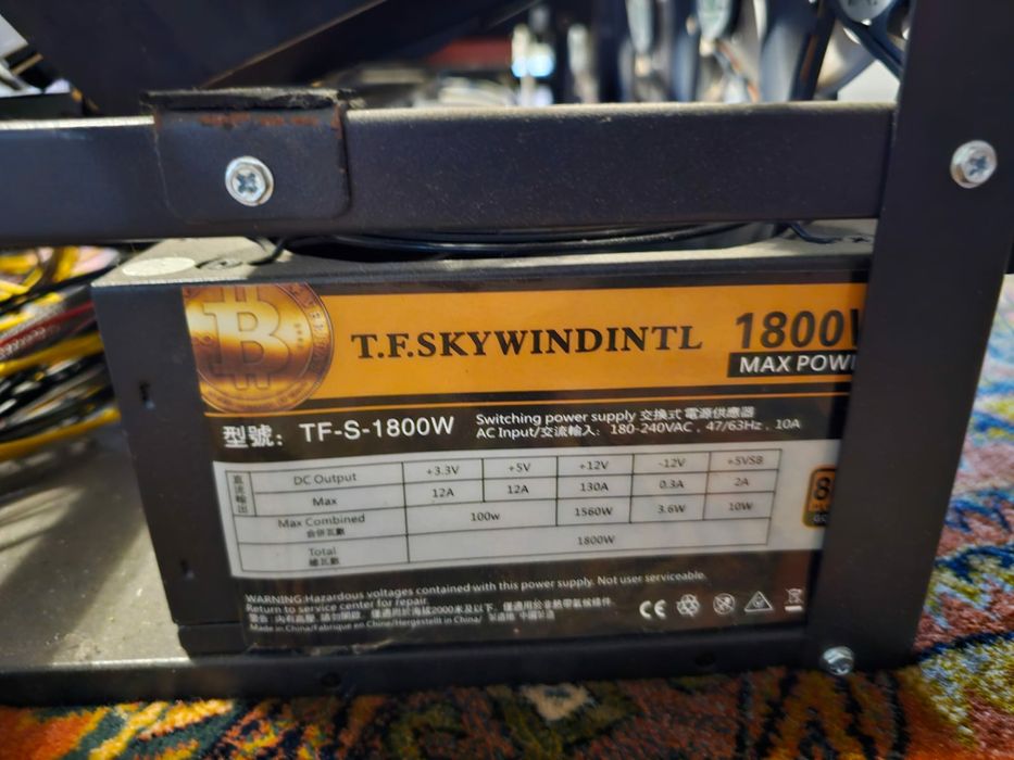 Rig com 5 graficas e acessório