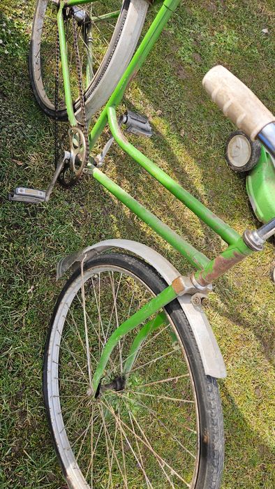 Stary rower calosc czesci prl retro