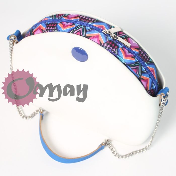Niebieski organizer do OBAG MOON LIGHT mozaika chaber 2 kieszenie OMAY
