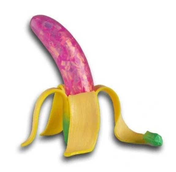 Gniotek banan z kuleczkami