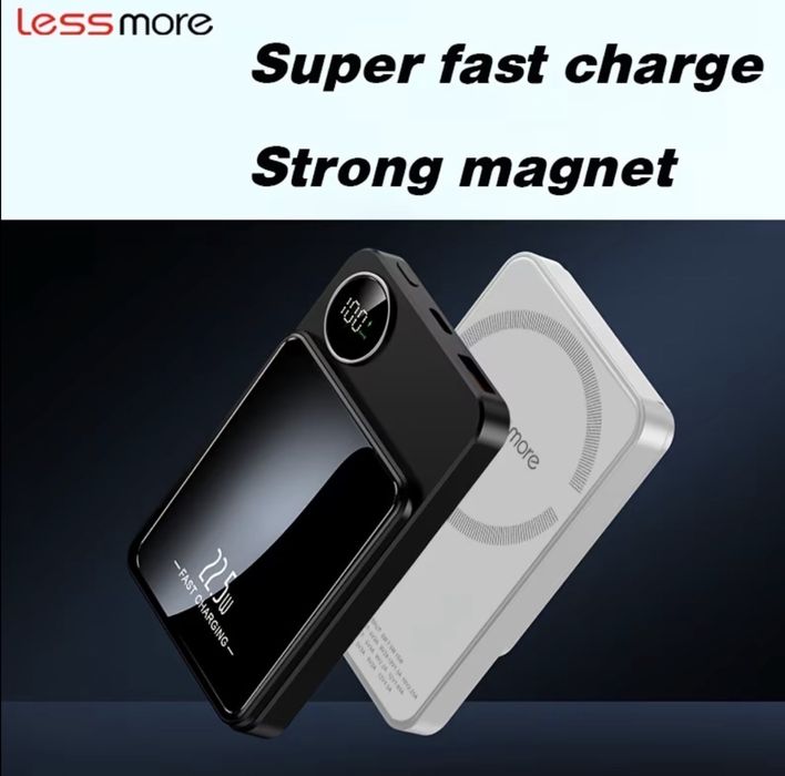 ‼️Акція‼️Ультратонкий магнітний  MagSafe Power Bank 10000mAh 22.5W з бездротовою зарядкою iPhone, Samsung,Apple,Q9