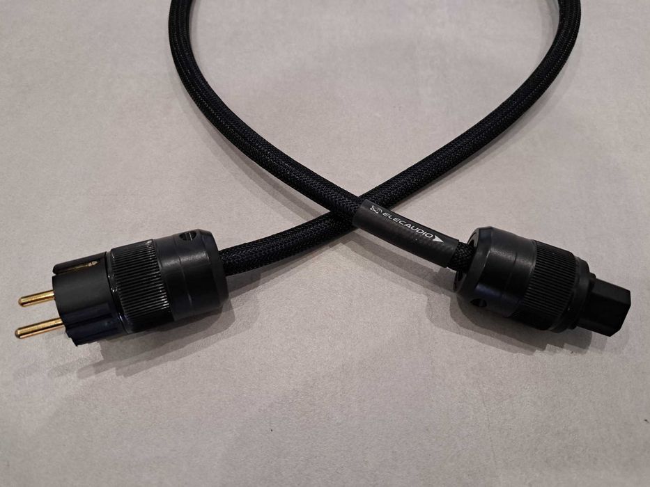 Kabel zasilający ELECAUDIO 3x2,5mm2, podwójnie ekranowany, 1m {100cm}