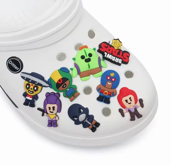 Джибітси Jibbitz для сабо Crocs крокси Бравл Старс Brawl Stars