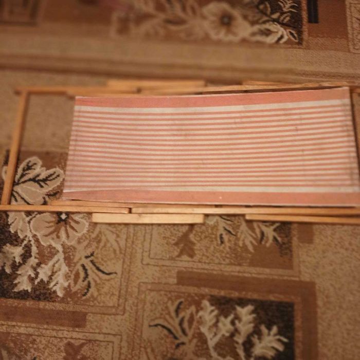 Leżak drewniany do ogrodu