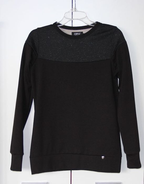 simple bluza bluzka koszula dres koszulka sweter xs s 34 36