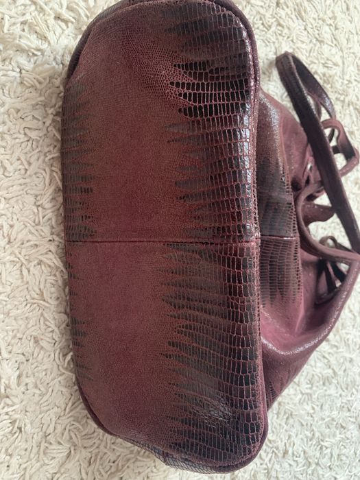 Сумка з лазерноі шкіри