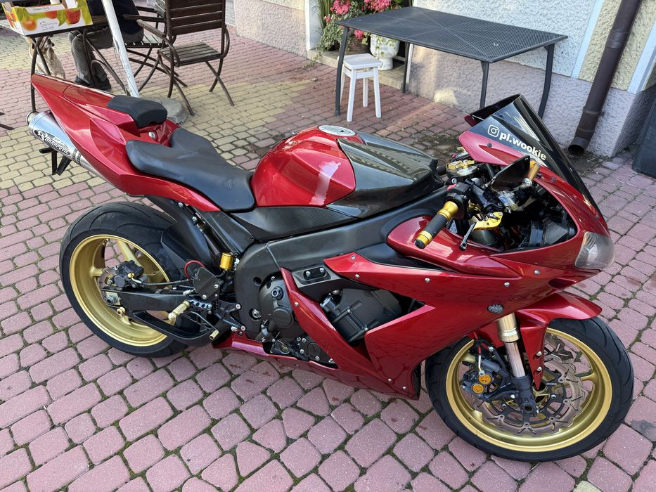 Yamaha R1 rn12 1000 / 2005r / Niemcy , dodatki Akrap Ohlins / jak zx6r 636 fz1 fz8 zx10r rn19 cbr f4i rr