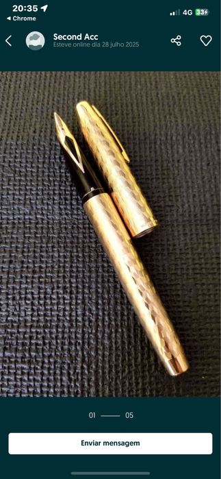 Canetas Sheaffer Ouro (vintage)