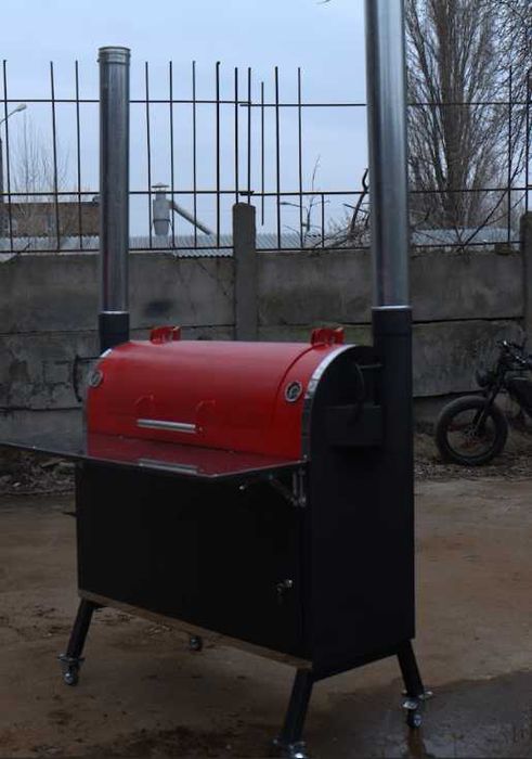 Смокер 4 в 1 BBQ Chef | Смокер + Гриль + Мангал + Хоспер