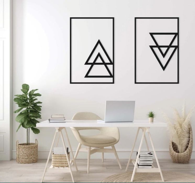 Obraz ażurowy geometryczny