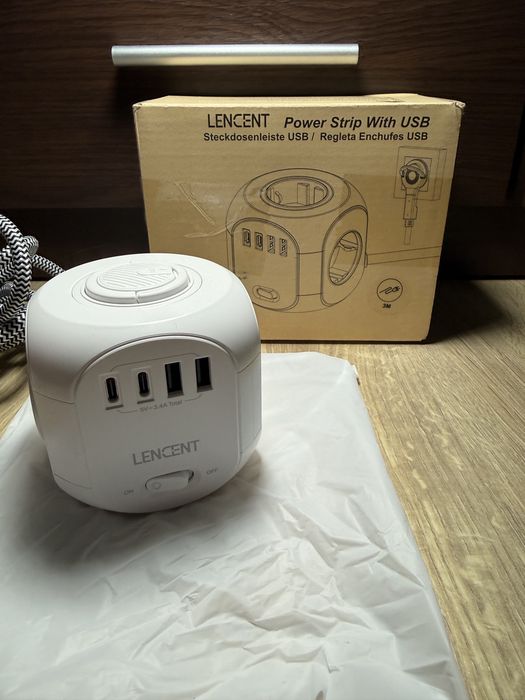 Przedłużacz / Kostka Zasilająca 4Gniazda -2USB-C -2USB-A