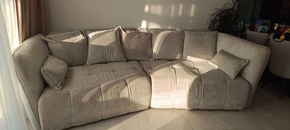 Sofa 5 osobowa szara