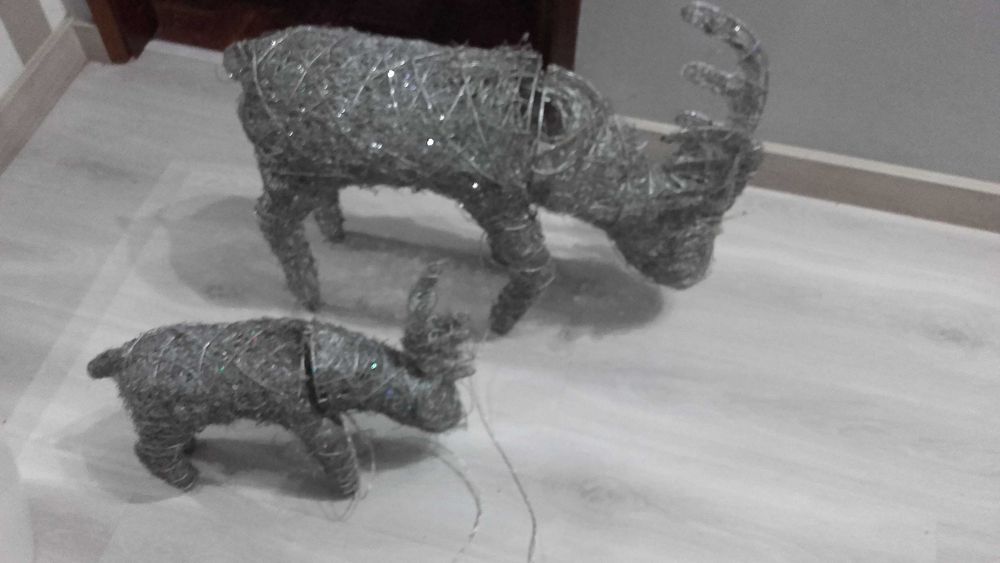 Renas de Natal com led