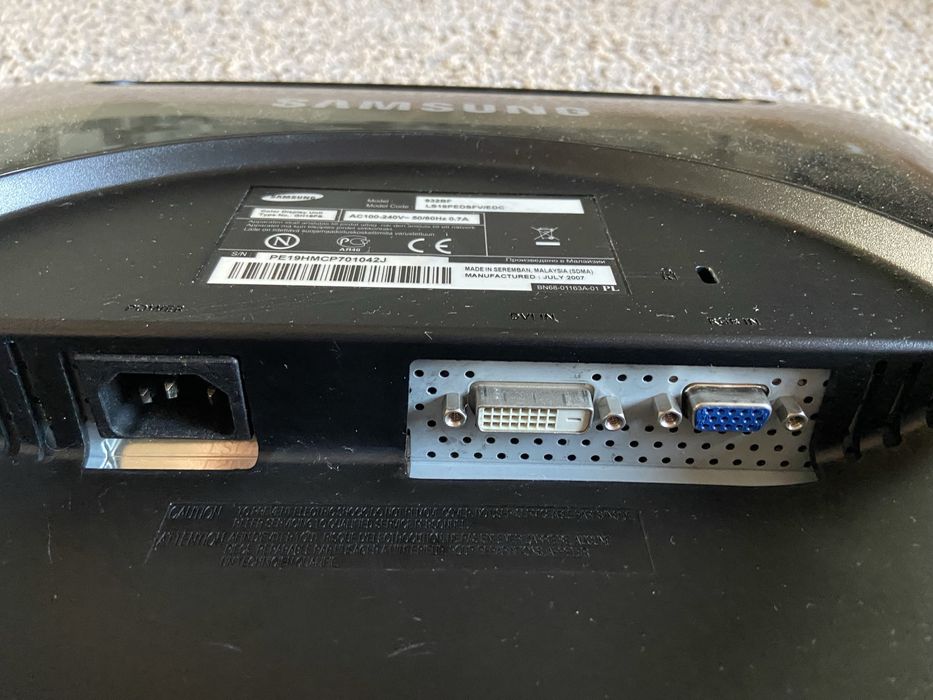 Монітор Samsung 19” LS19PEDSFV/EDC (932BF)