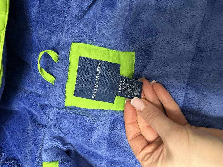 Роздільний комбінезон зимовий для хлопчика куртка штани 6-7 років