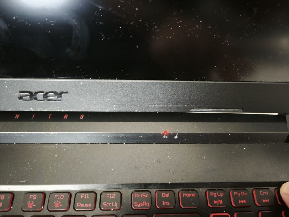 Acer nitro 17 cali 144Hz i5 11gen rtx 3050ti uszkodzony