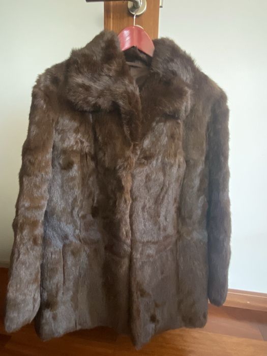 Casaco pelo de coelho