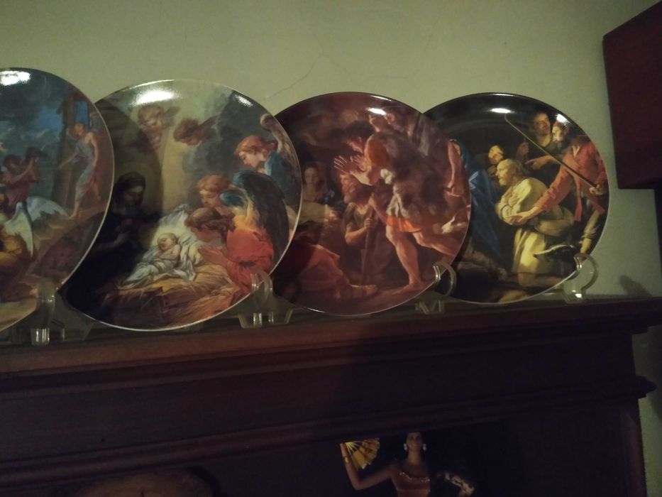 Grande coleção PRATOS DE NATAL da VISTA ALEGRE. Ver fotos.