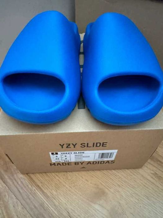 Klapki Adidas Yeezy slide azure 43