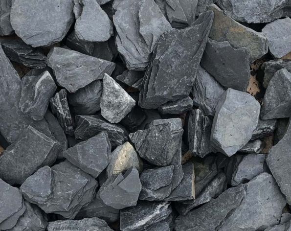 Kora antracytowa, łupek czarny, kamień ogrodowy, kruszywo dekoracyjne