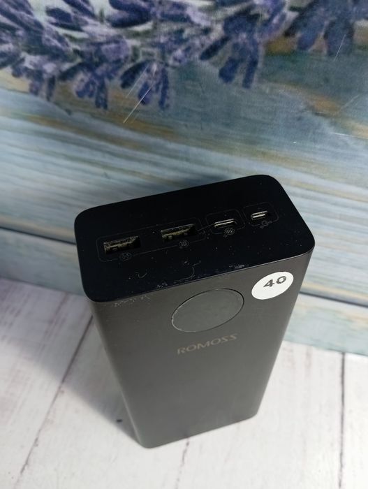 Повербанк romoss 40000 mah  быстрая зарядка