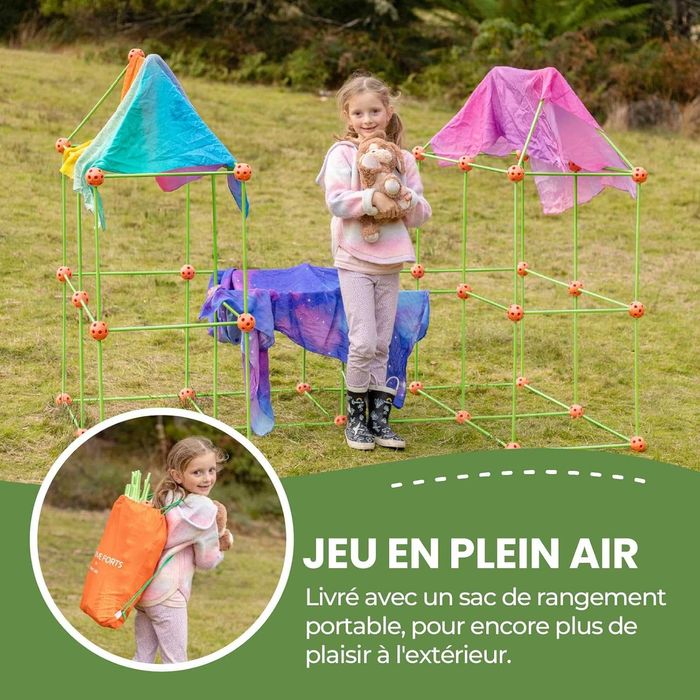Tiny Land zestaw konstrukcyjny DIY jaskinia 130 elementów dla dzieci
