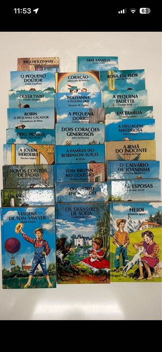 Livros antigos da coleção “Condessa de Segur “