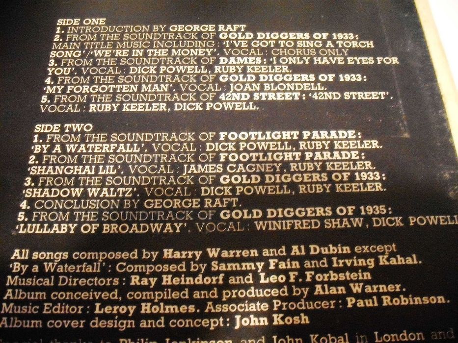 The Golden Age Of The Hollywood Musical - 1974 LP 33 Rpm