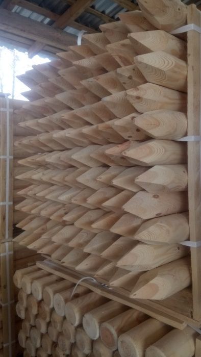 Palisada drewniana, pale, paliki, rygle -PROMOCJA do końca grudnia