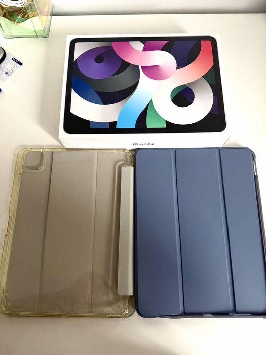 iPad Air 4 gen 256gb Silver WiFi + 2xetui
