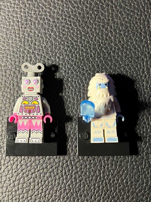 LEGO minifigures 11, снігова людина, дівчина-робот