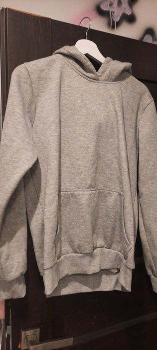 Bluza szara z kapturem